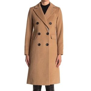 NEW Sam Edelman Double Breasted Long Coat